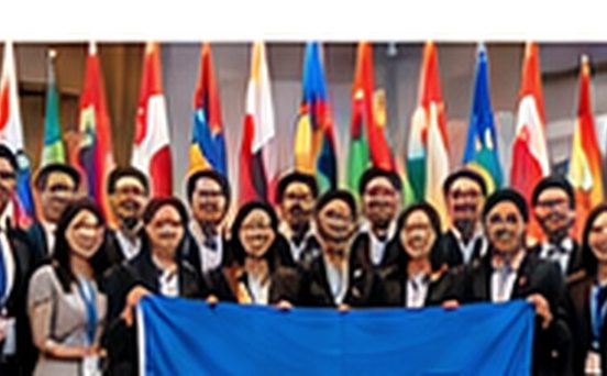 Illustrative group photograph at a JCI event