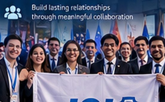 Illustrative photograph of a formal group gathering