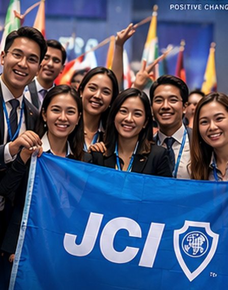 Illustrative group image with JCI banner