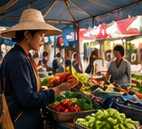 Illustrative editorial photograph representing market; not an official product image