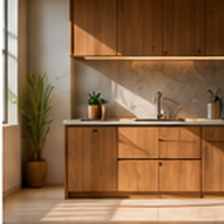 Illustrative lifestyle photograph for living room furniture sample concept