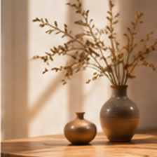 Illustrative lifestyle photograph for decor & craft sample concept
