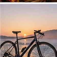 Illustrative lifestyle photograph for cycling & mobility sample concept