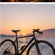 Illustrative lifestyle photograph for cycling & mobility sample concept