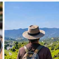 Illustrative lifestyle photograph for outdoor & camping sample concept