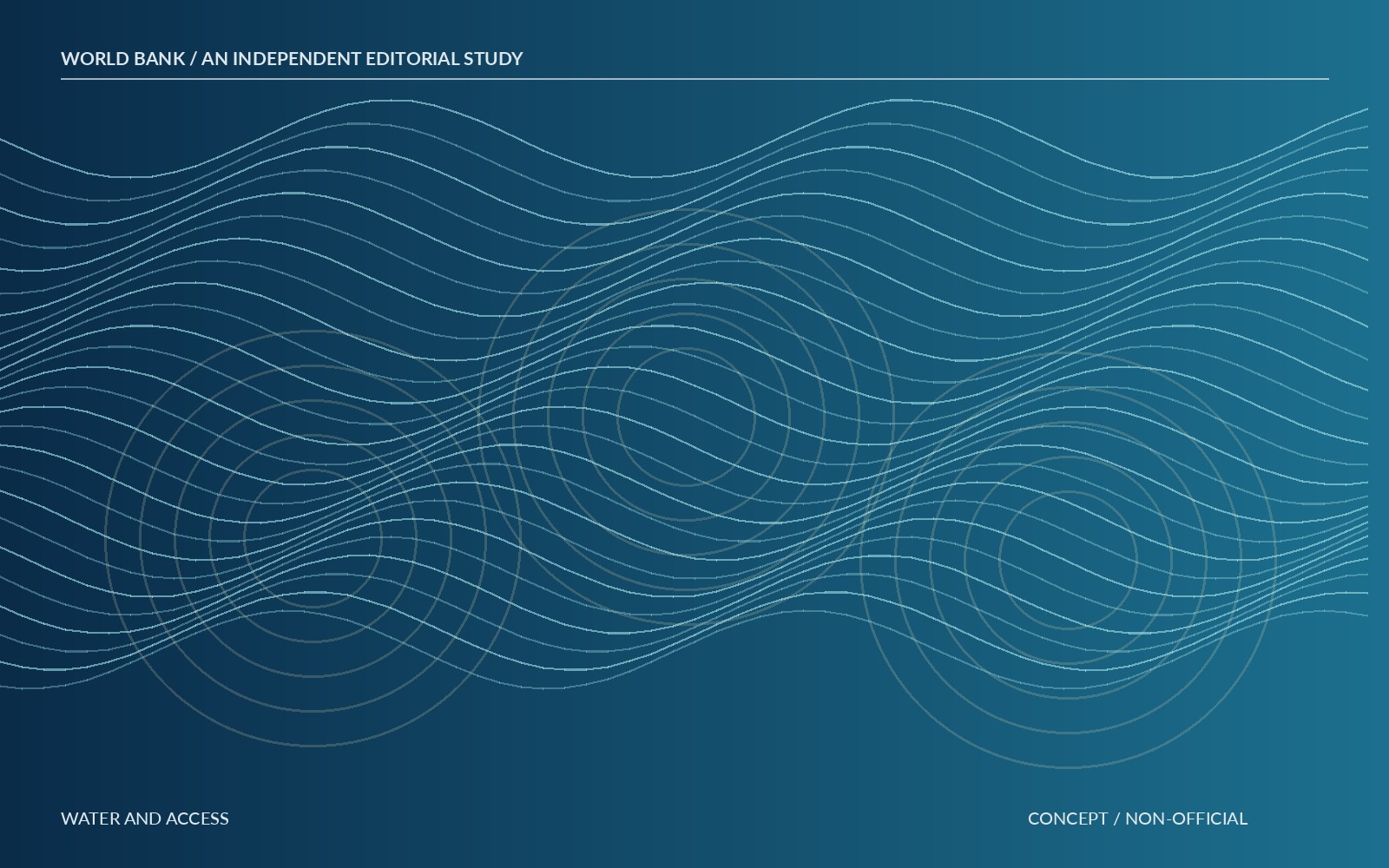 Independent World Bank editorial concept illustrating water connections; not an official World Bank image