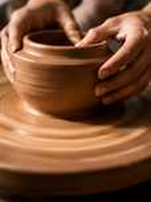 Illustrative editorial demo photograph accompanying a fictional MAQ.BIO product about craft; no real Brand or Product depicted as verified.